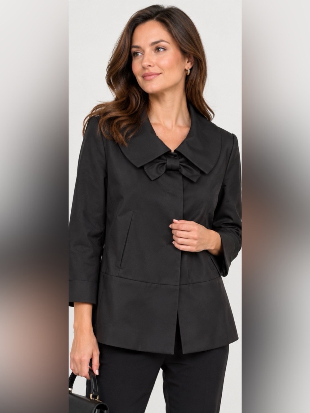 Style Paris Susan Sutherland Vintage Black Jacket Made in France